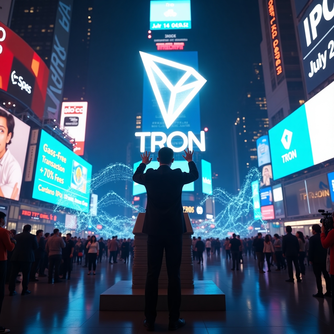 TRON Surges Ahead of Cardano as Nasdaq Listing Marks Historic Milestone for TRX
