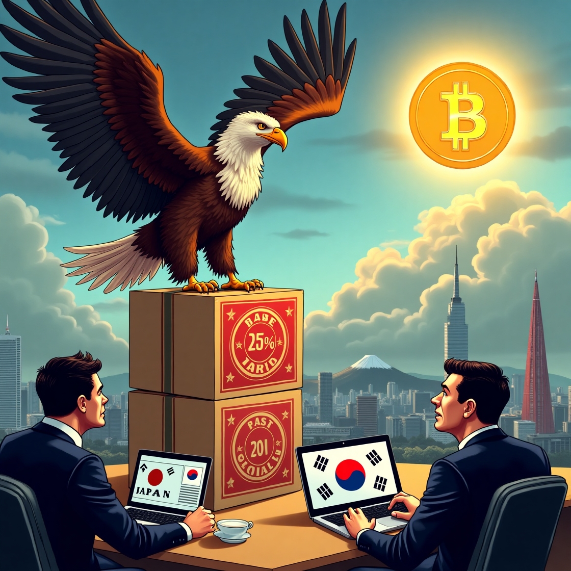 Trump’s Tariff Ultimatum: How 25% Duties on Asian Allies Are Reshaping Global Markets and Crypto’s Safe Haven Narrative