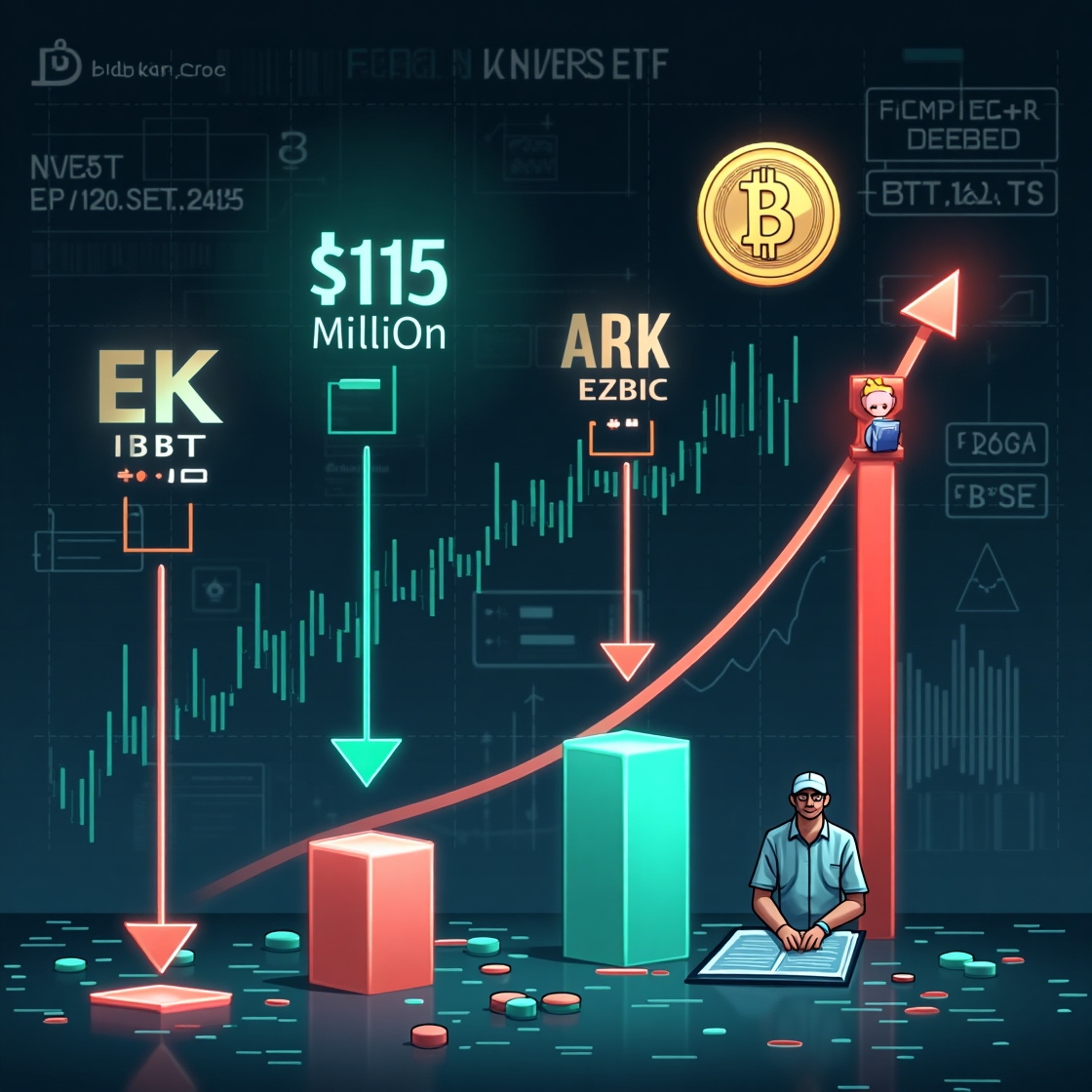 Bitcoin Spot ETF Sees $115 Million Outflow—First Withdrawal After Five Consecutive Days of Inflows